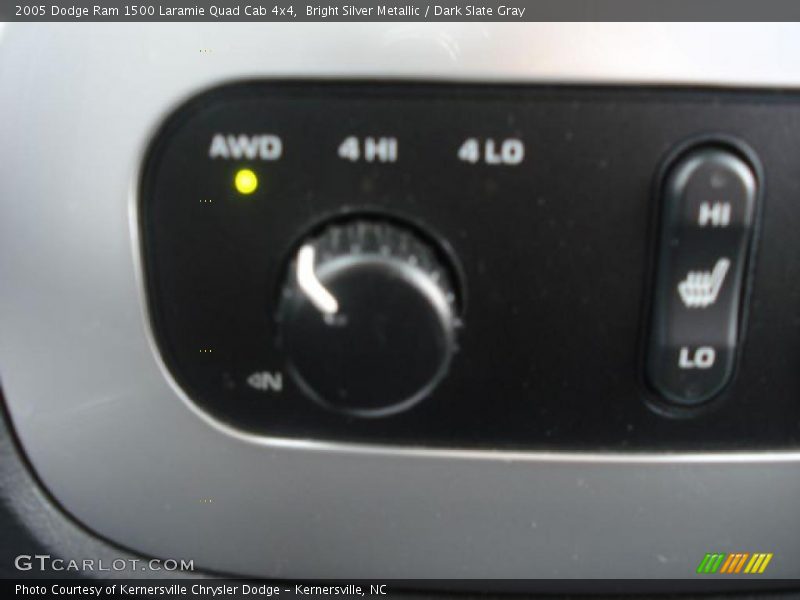 Bright Silver Metallic / Dark Slate Gray 2005 Dodge Ram 1500 Laramie Quad Cab 4x4
