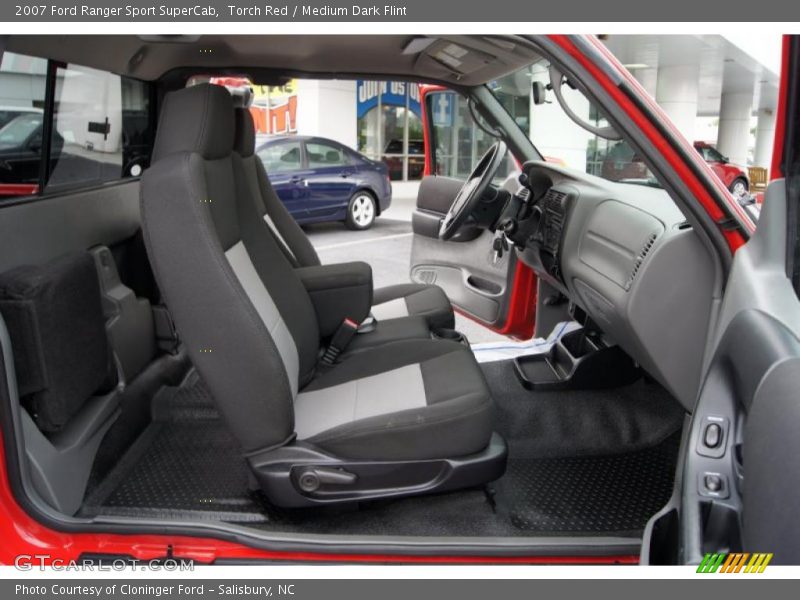 Torch Red / Medium Dark Flint 2007 Ford Ranger Sport SuperCab