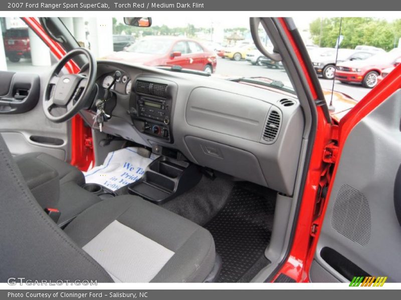 Torch Red / Medium Dark Flint 2007 Ford Ranger Sport SuperCab