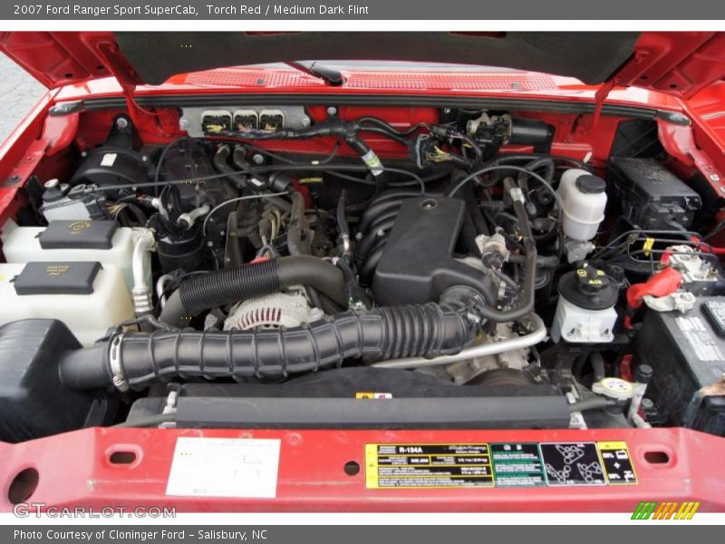 Torch Red / Medium Dark Flint 2007 Ford Ranger Sport SuperCab