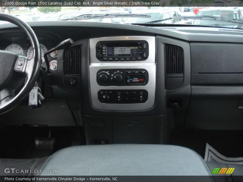 Bright Silver Metallic / Dark Slate Gray 2005 Dodge Ram 1500 Laramie Quad Cab 4x4