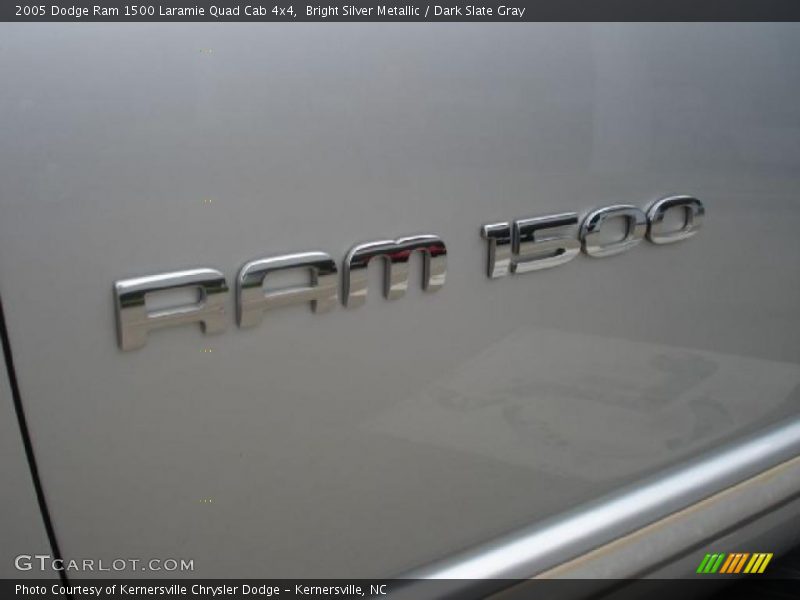 Bright Silver Metallic / Dark Slate Gray 2005 Dodge Ram 1500 Laramie Quad Cab 4x4