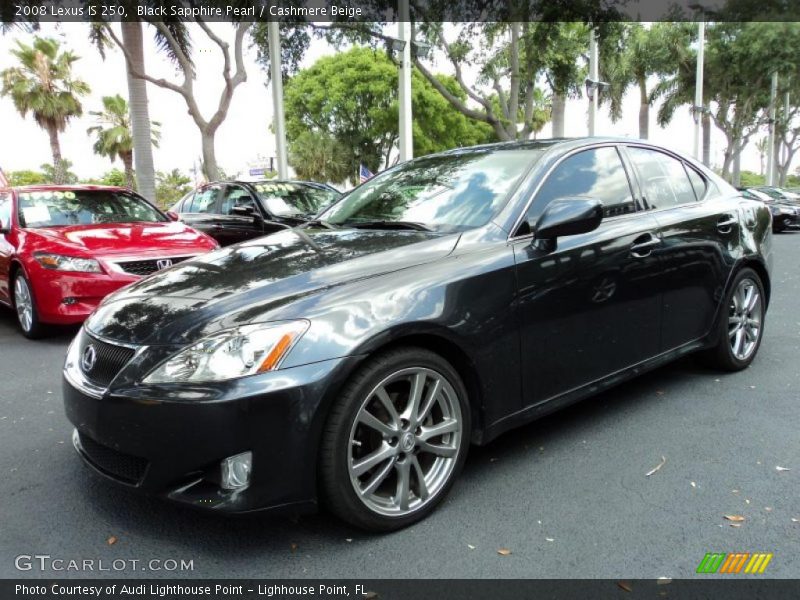 Black Sapphire Pearl / Cashmere Beige 2008 Lexus IS 250