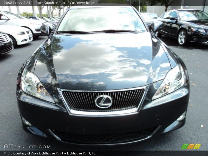 Black Sapphire Pearl / Cashmere Beige 2008 Lexus IS 250