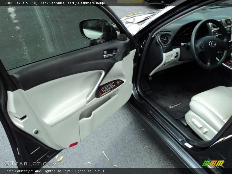 Black Sapphire Pearl / Cashmere Beige 2008 Lexus IS 250