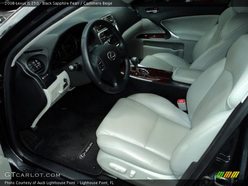 Black Sapphire Pearl / Cashmere Beige 2008 Lexus IS 250