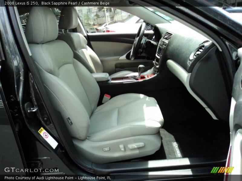 Black Sapphire Pearl / Cashmere Beige 2008 Lexus IS 250