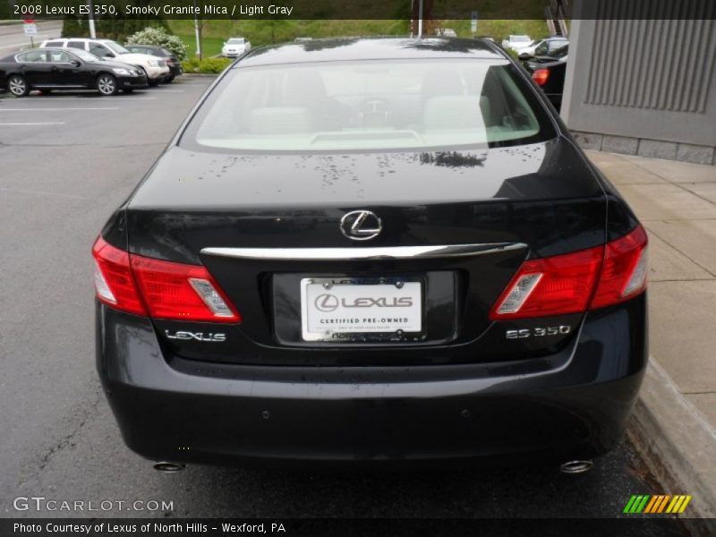 Smoky Granite Mica / Light Gray 2008 Lexus ES 350