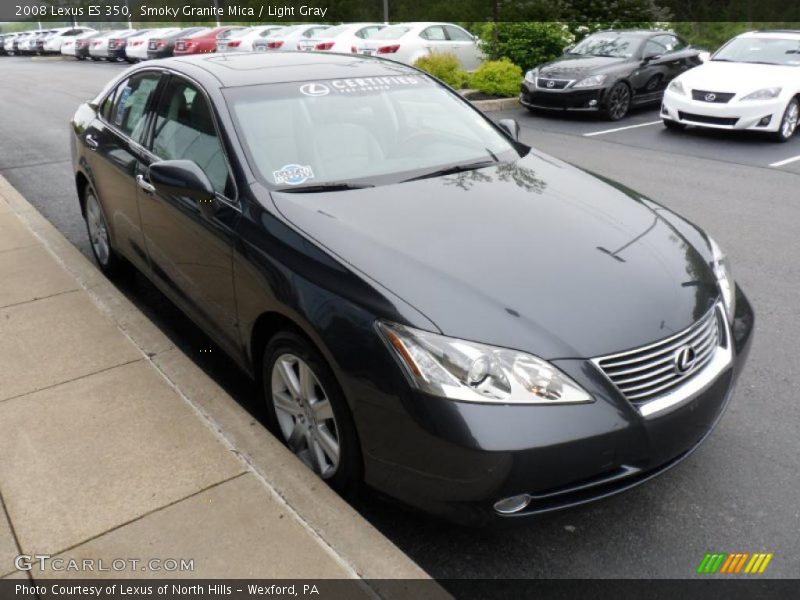 Smoky Granite Mica / Light Gray 2008 Lexus ES 350