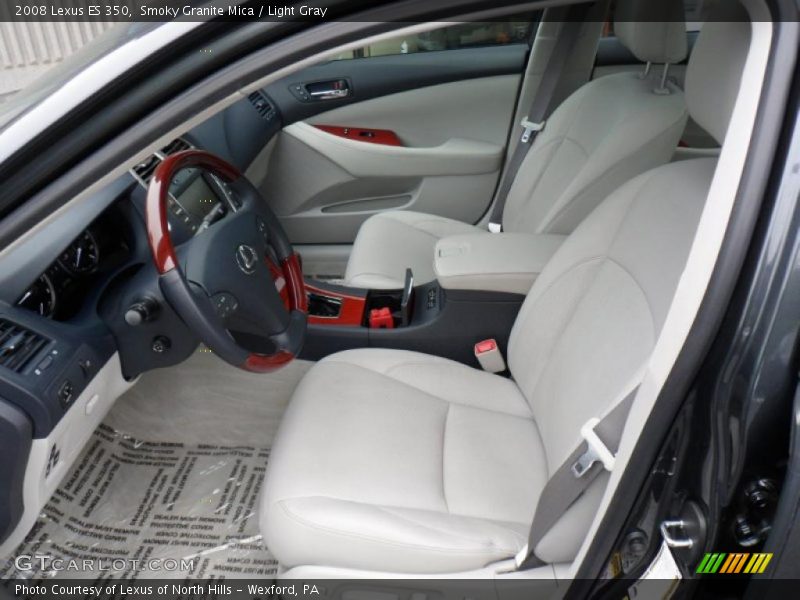 Smoky Granite Mica / Light Gray 2008 Lexus ES 350