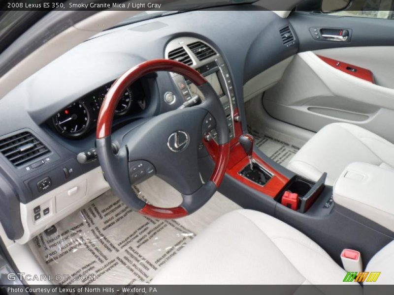 Smoky Granite Mica / Light Gray 2008 Lexus ES 350