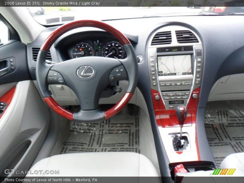 Smoky Granite Mica / Light Gray 2008 Lexus ES 350