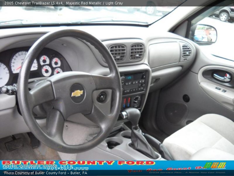 Majestic Red Metallic / Light Gray 2005 Chevrolet TrailBlazer LS 4x4