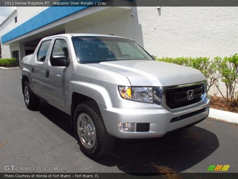Alabaster Silver Metallic / Gray 2011 Honda Ridgeline RT