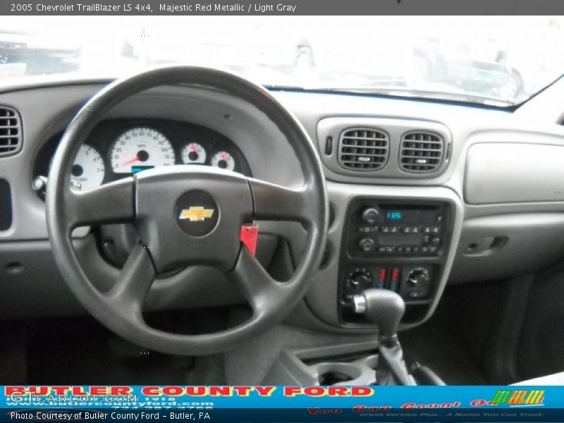 Majestic Red Metallic / Light Gray 2005 Chevrolet TrailBlazer LS 4x4