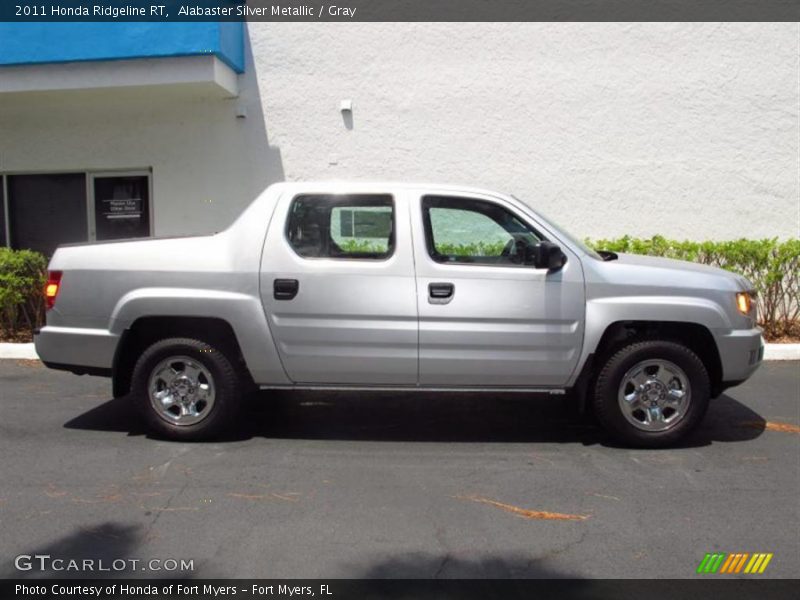 Alabaster Silver Metallic / Gray 2011 Honda Ridgeline RT