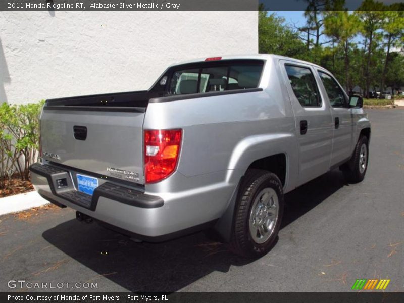 Alabaster Silver Metallic / Gray 2011 Honda Ridgeline RT