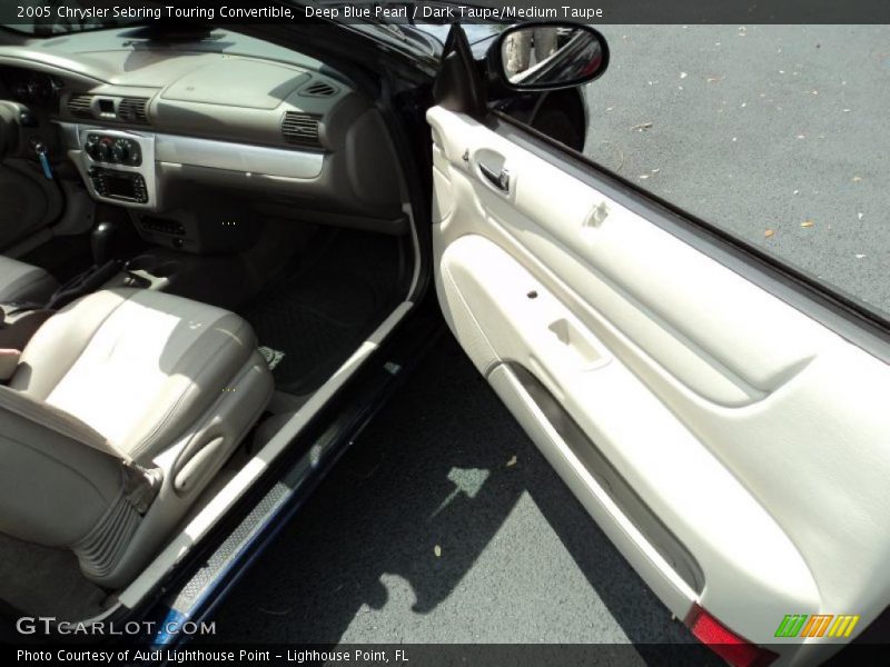 Deep Blue Pearl / Dark Taupe/Medium Taupe 2005 Chrysler Sebring Touring Convertible