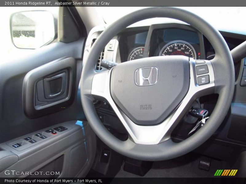 Alabaster Silver Metallic / Gray 2011 Honda Ridgeline RT