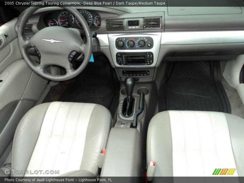 Deep Blue Pearl / Dark Taupe/Medium Taupe 2005 Chrysler Sebring Touring Convertible