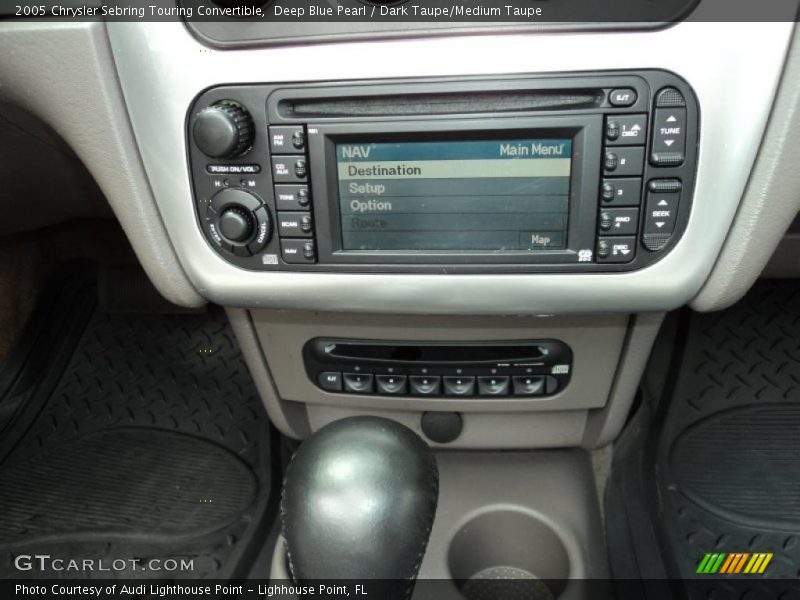 Deep Blue Pearl / Dark Taupe/Medium Taupe 2005 Chrysler Sebring Touring Convertible