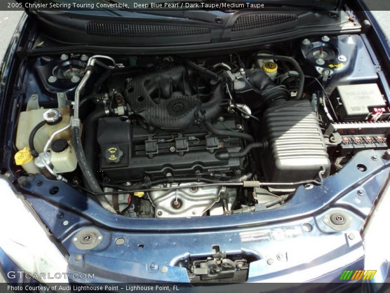Deep Blue Pearl / Dark Taupe/Medium Taupe 2005 Chrysler Sebring Touring Convertible