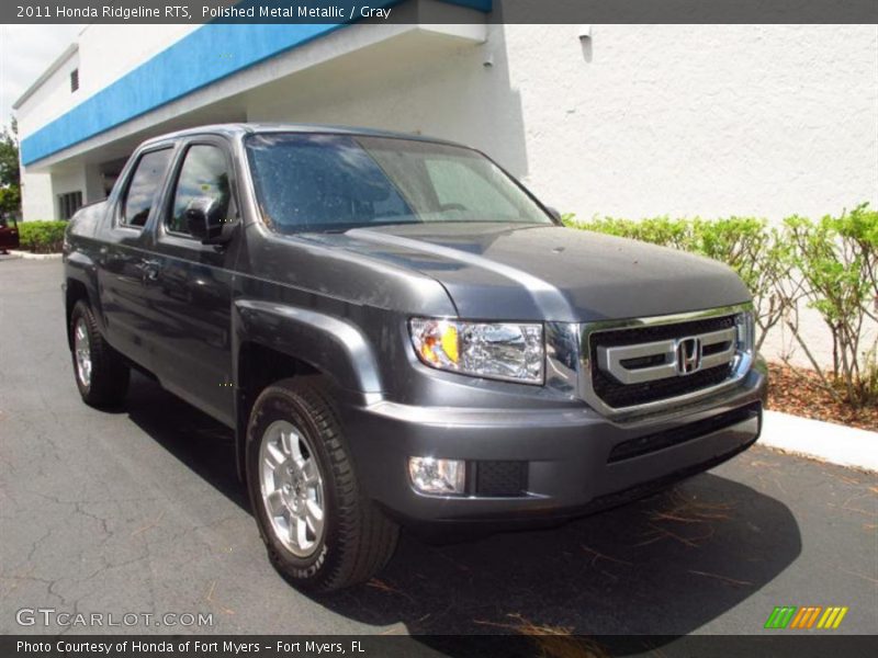 Polished Metal Metallic / Gray 2011 Honda Ridgeline RTS