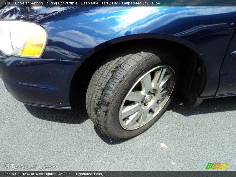 Deep Blue Pearl / Dark Taupe/Medium Taupe 2005 Chrysler Sebring Touring Convertible