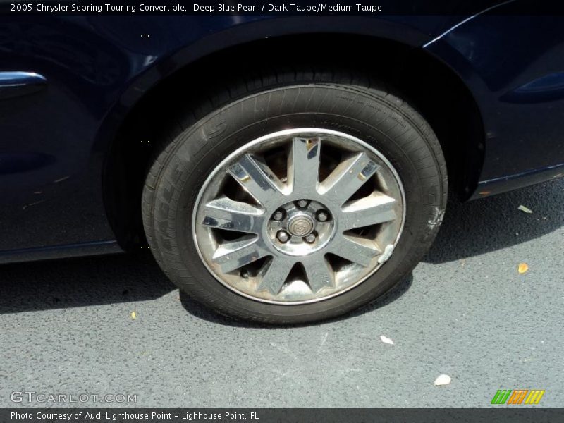 Deep Blue Pearl / Dark Taupe/Medium Taupe 2005 Chrysler Sebring Touring Convertible