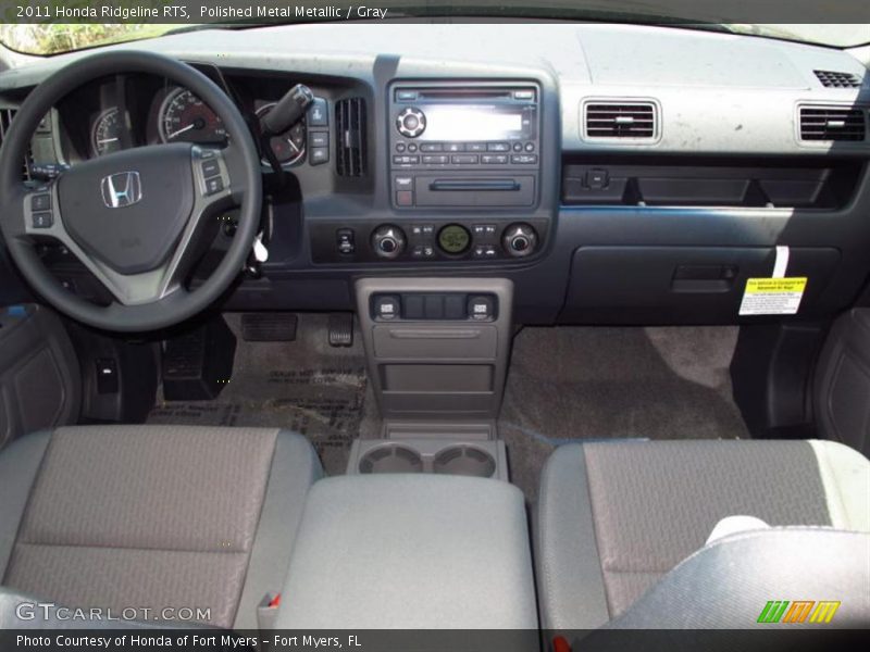  2011 Ridgeline RTS Gray Interior