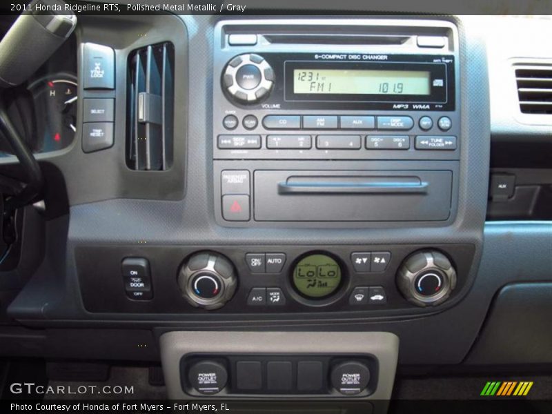 Polished Metal Metallic / Gray 2011 Honda Ridgeline RTS
