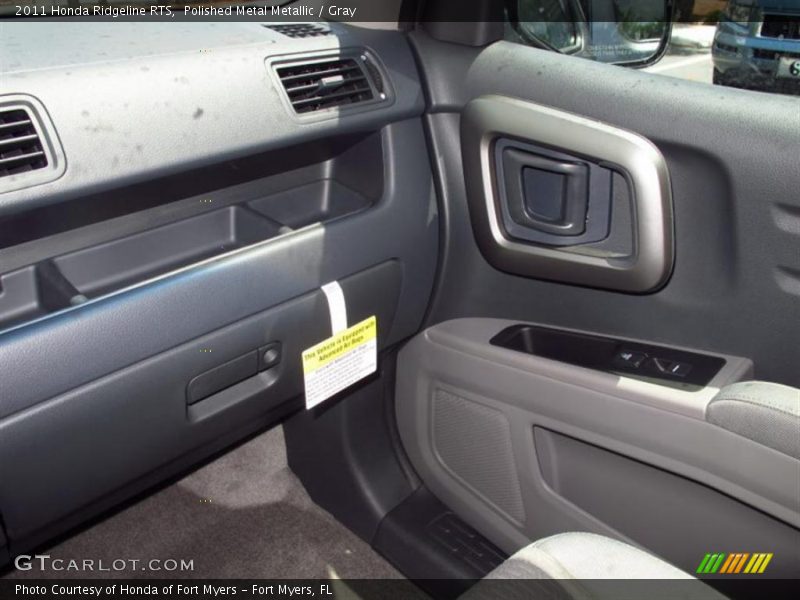 Polished Metal Metallic / Gray 2011 Honda Ridgeline RTS