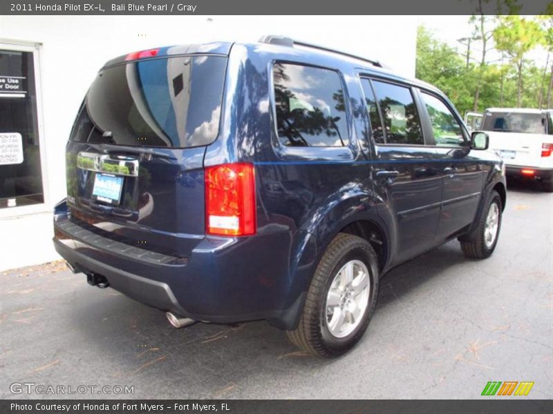 Bali Blue Pearl / Gray 2011 Honda Pilot EX-L