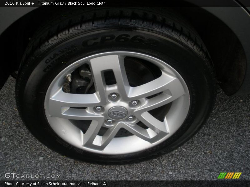 Titanium Gray / Black Soul Logo Cloth 2010 Kia Soul +