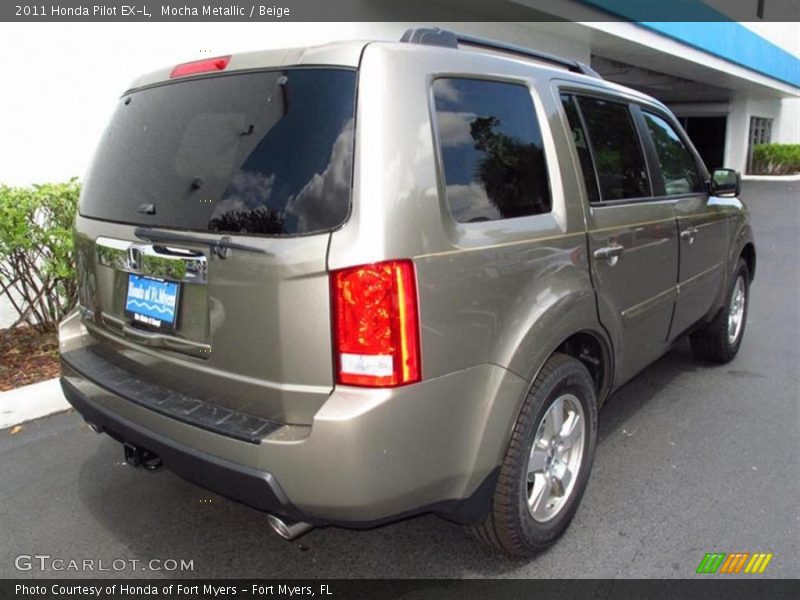 Mocha Metallic / Beige 2011 Honda Pilot EX-L