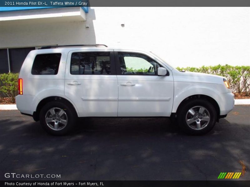 Taffeta White / Gray 2011 Honda Pilot EX-L