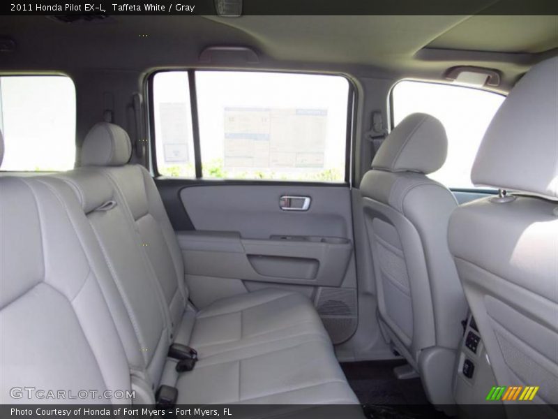 Taffeta White / Gray 2011 Honda Pilot EX-L