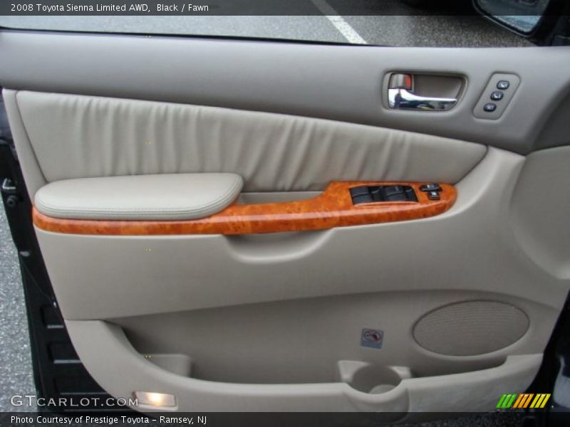 Black / Fawn 2008 Toyota Sienna Limited AWD