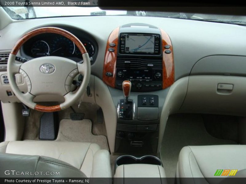 Black / Fawn 2008 Toyota Sienna Limited AWD