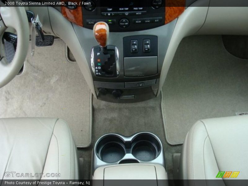 Black / Fawn 2008 Toyota Sienna Limited AWD