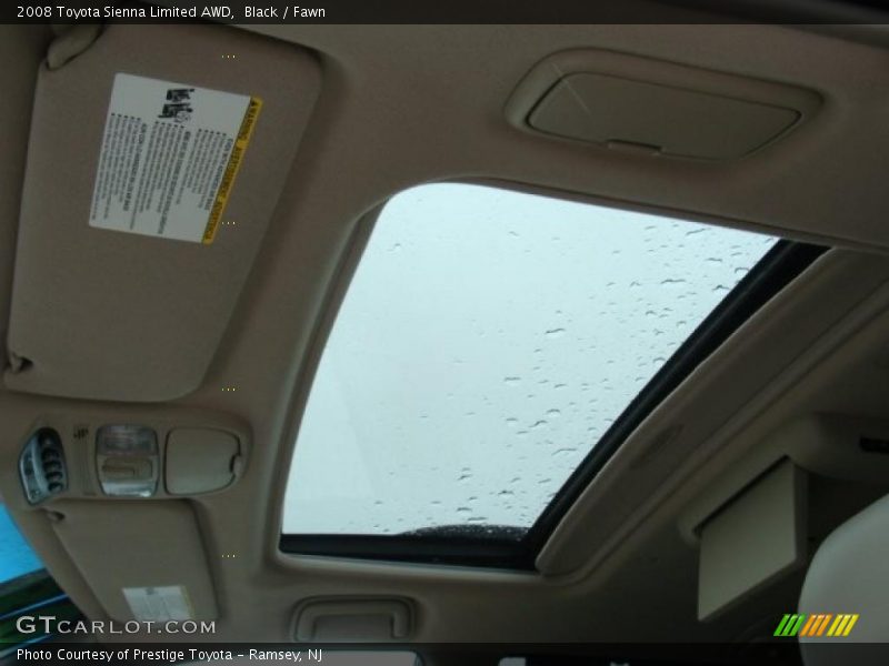 Black / Fawn 2008 Toyota Sienna Limited AWD