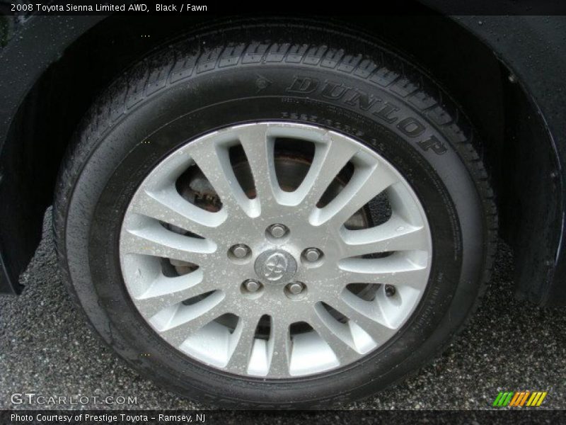 Black / Fawn 2008 Toyota Sienna Limited AWD