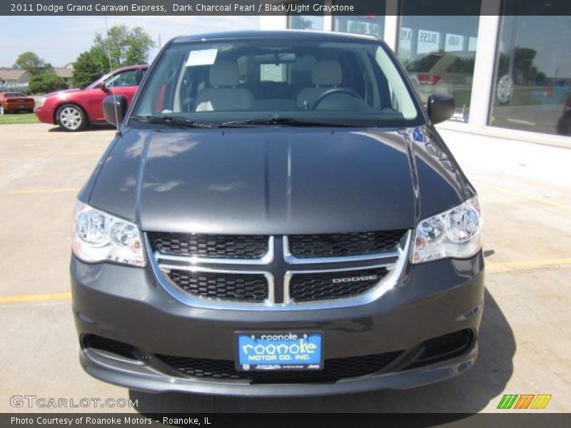 Dark Charcoal Pearl / Black/Light Graystone 2011 Dodge Grand Caravan Express