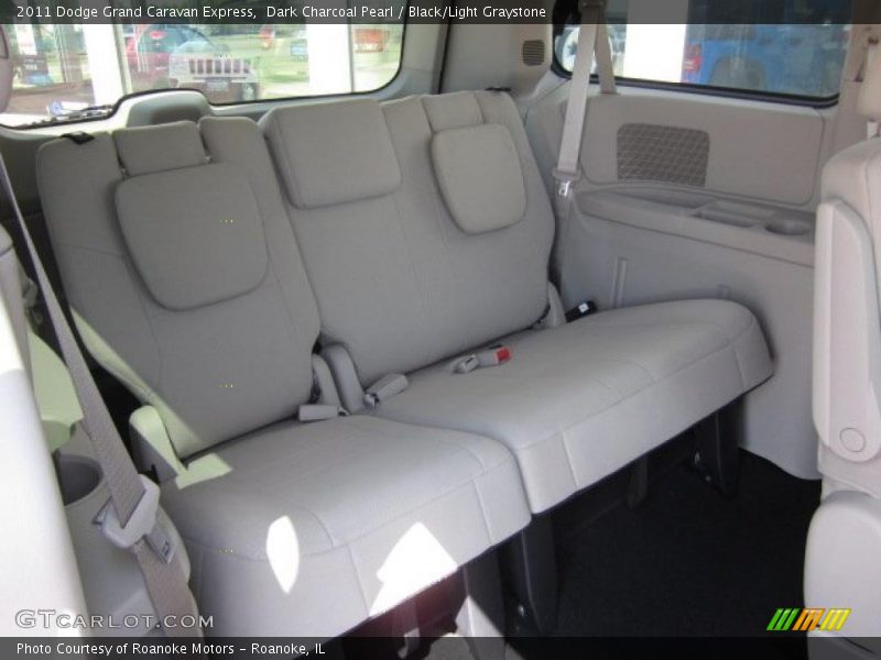 Dark Charcoal Pearl / Black/Light Graystone 2011 Dodge Grand Caravan Express