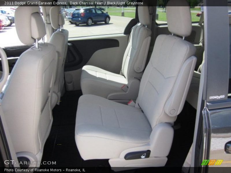 Dark Charcoal Pearl / Black/Light Graystone 2011 Dodge Grand Caravan Express