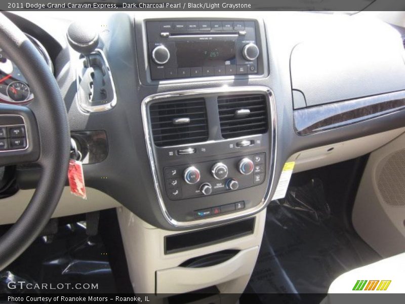Dark Charcoal Pearl / Black/Light Graystone 2011 Dodge Grand Caravan Express