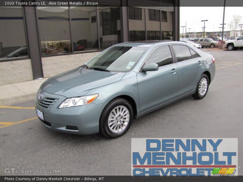 Aloe Green Metallic / Bisque 2009 Toyota Camry LE