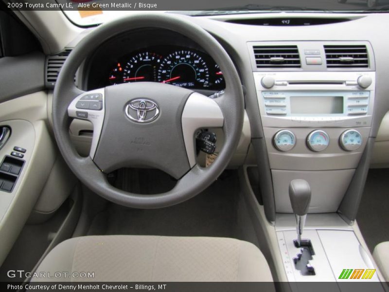 Aloe Green Metallic / Bisque 2009 Toyota Camry LE