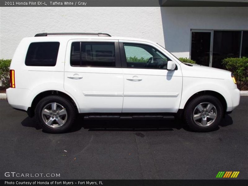 Taffeta White / Gray 2011 Honda Pilot EX-L