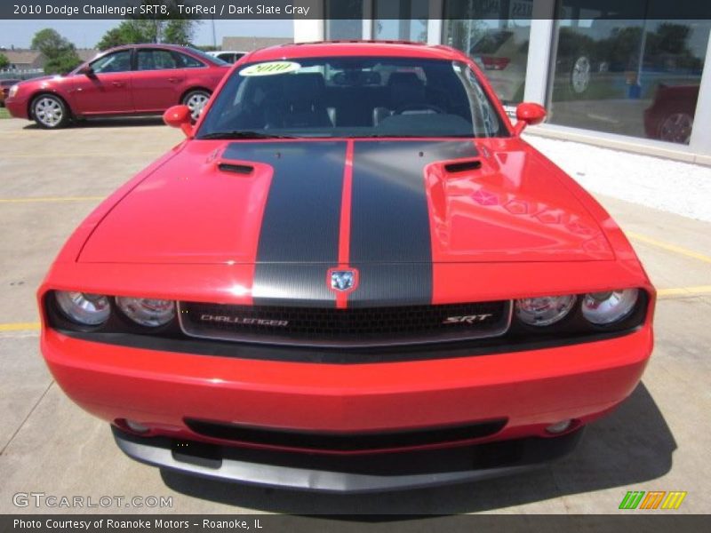 TorRed / Dark Slate Gray 2010 Dodge Challenger SRT8